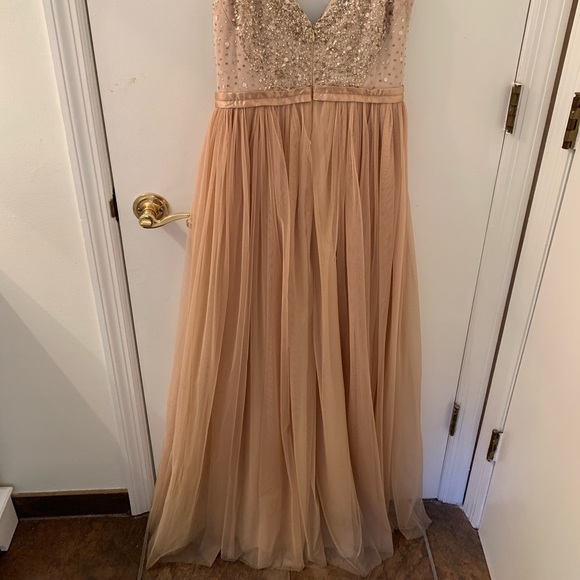 Anthropologie BHLDN “Avery Gown” in Blush - Picture 3 of 4